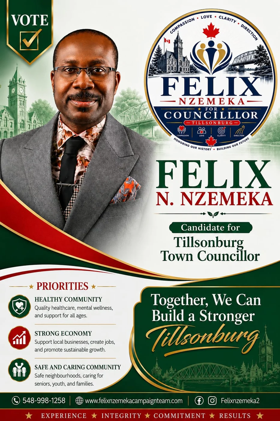 Felix Nzemeka campaign poster