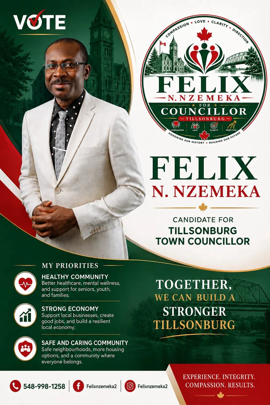 Felix Nzemeka campaign poster